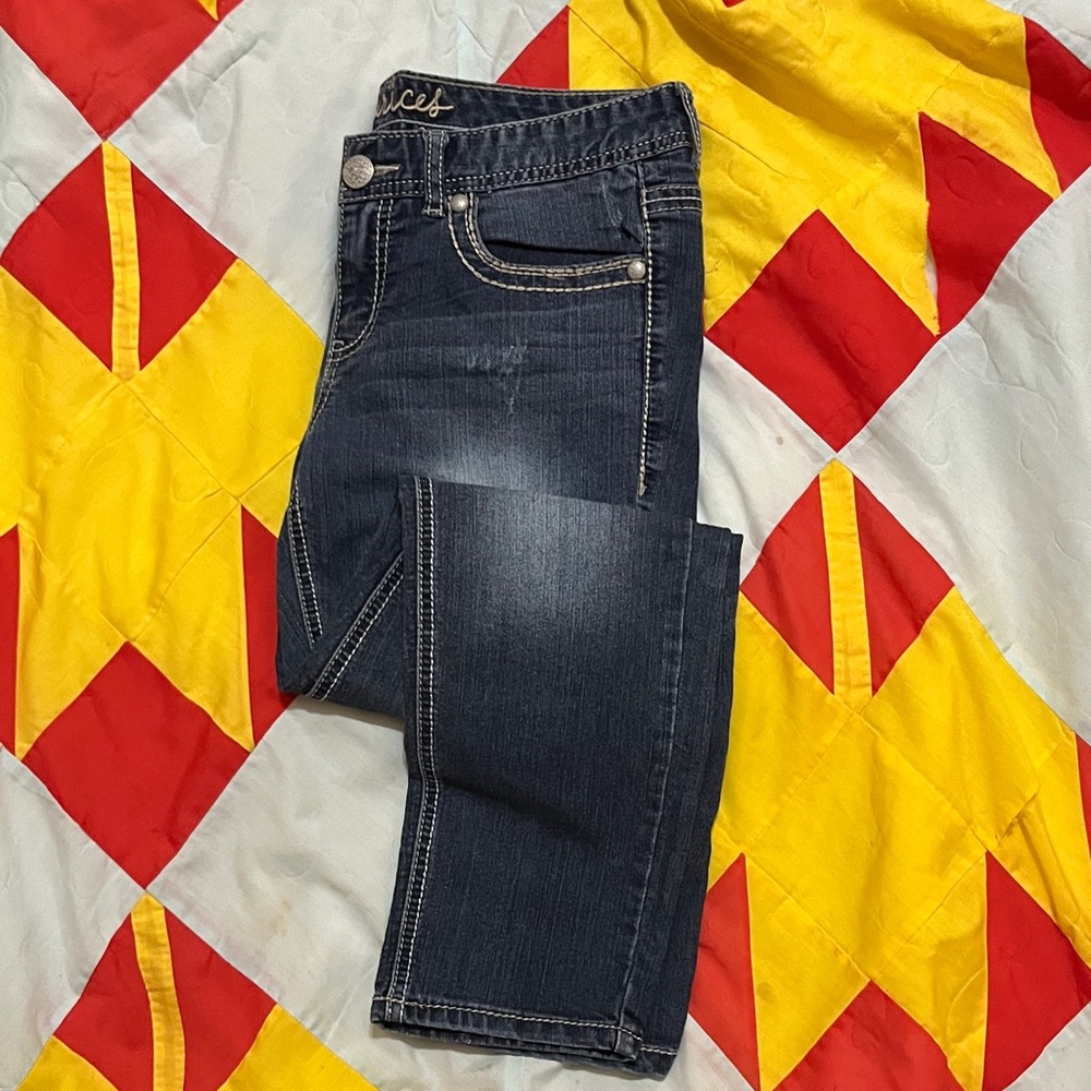 Maurices Women's Dark Blue Ankle Jeans